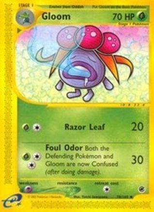 Gloom (078/165) - E  - Uncommon - Reverse Holofoil