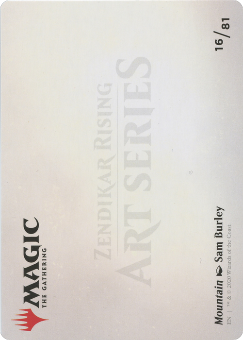 Mountain // Mountain (AZNR-016) - common (Borderless) - Foil