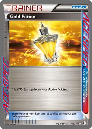 Gold Potion (140) - BC  - Rare Ace - Holofoil
