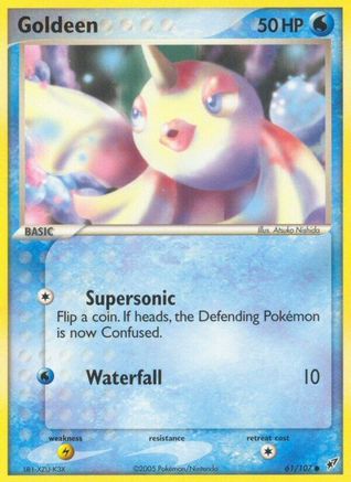 Goldeen (061/107) - D  - Common - Reverse Holofoil