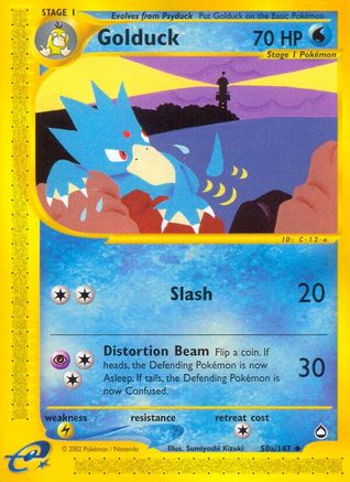 Golduck (50a) (050) - A  - Uncommon - Reverse Holofoil