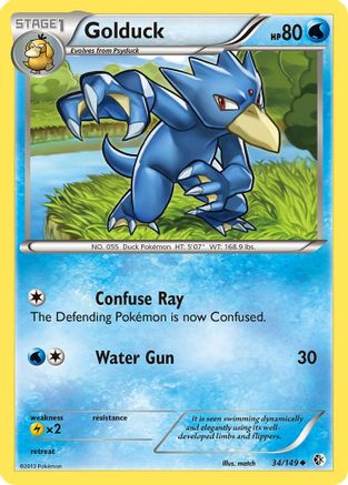 Golduck (34) (034) - BC  - Uncommon