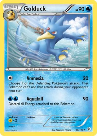 Golduck (35) (035) - BC  - Rare - Reverse Holofoil