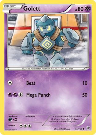 Golett (045) - PB  - Common - Reverse Holofoil