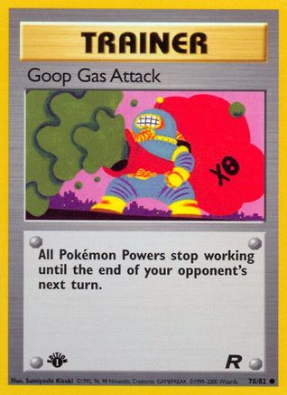 Goop Gas Attack (078/82) - TR  - Common - 1st Edition