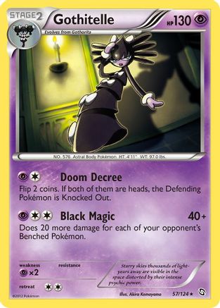 Gothitelle (057) - DE  - Rare - Reverse Holofoil