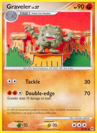 Graveler (037/99) - A  - Uncommon - Reverse Holofoil