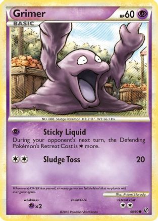 Grimer (050/90) - U  - Common - Reverse Holofoil