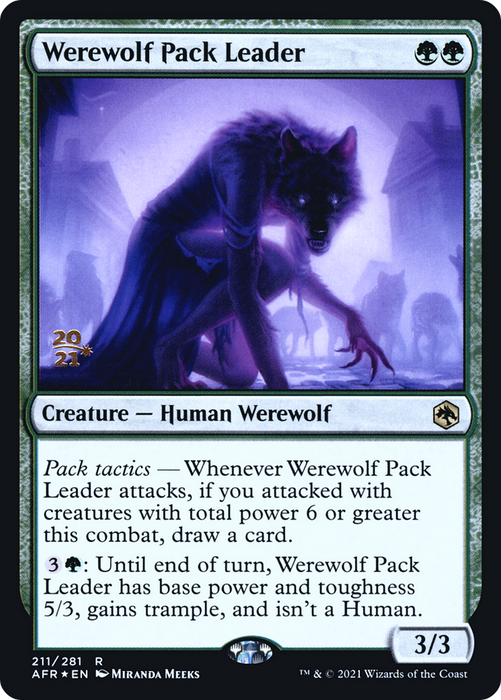 Werewolf Pack Leader (PRE-211S) - rare - Foil