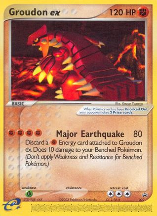 Groudon ex (002) - NP  - Promo - Holofoil