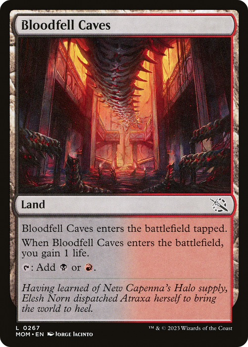 Bloodfell Caves (MOM-267) - common - Foil