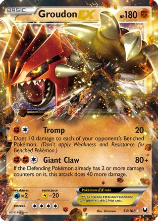 Groudon EX (054) - DE  - Ultra Rare - Holofoil