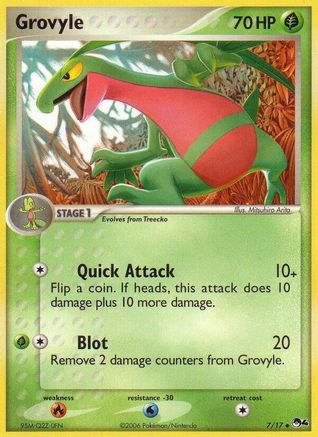 Grovyle (007) - PS4  - Uncommon
