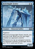 Icewrought Sentry (WOE-055) - uncommon - Foil