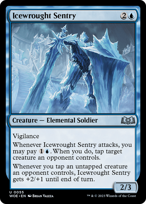 Icewrought Sentry (WOE-055) - uncommon