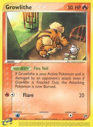 Growlithe (065/100) - S  - Common