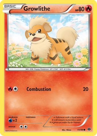 Growlithe (11) (011/99) - ND  - Common