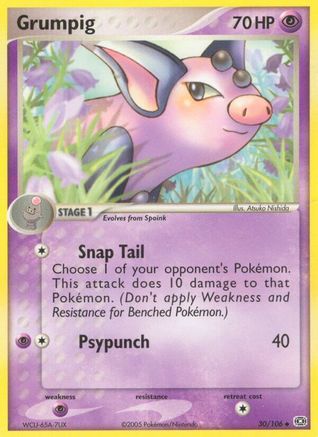 Grumpig (030/106) - E  - Uncommon
