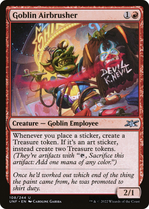 Goblin Airbrusher (UNF-108) - uncommon - Foil