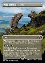 Monumental Henge (MH3-354) - rare (Borderless)