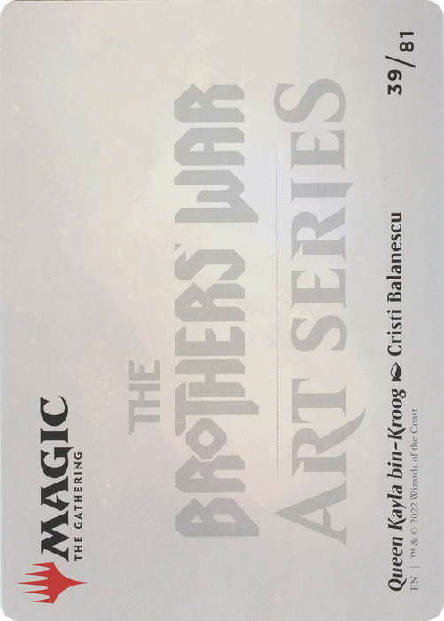 Queen Kayla bin-Kroog // Queen Kayla bin-Kroog (ABRO-039) - common (Borderless) - Foil