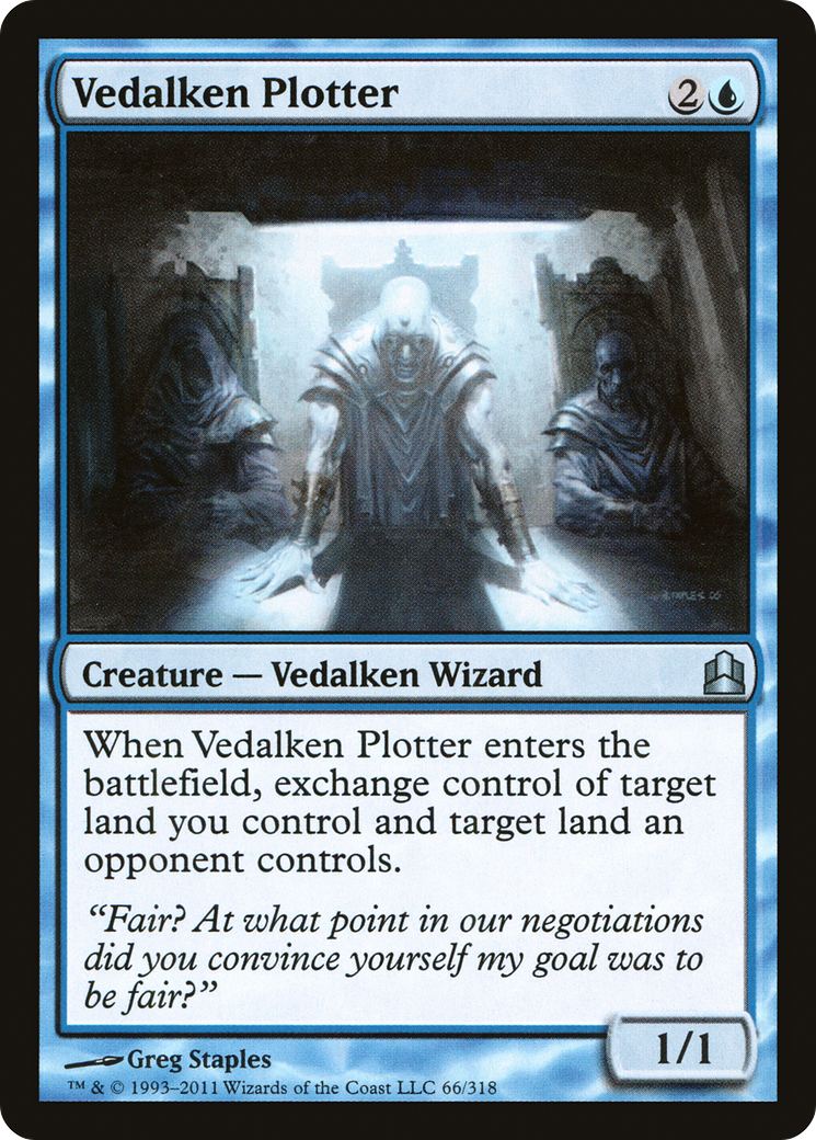 Vedalken Plotter (CMD-066) - uncommon