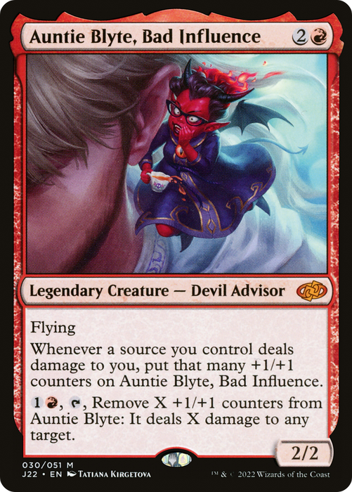Auntie Blyte, Bad Influence (J22-030) - mythic