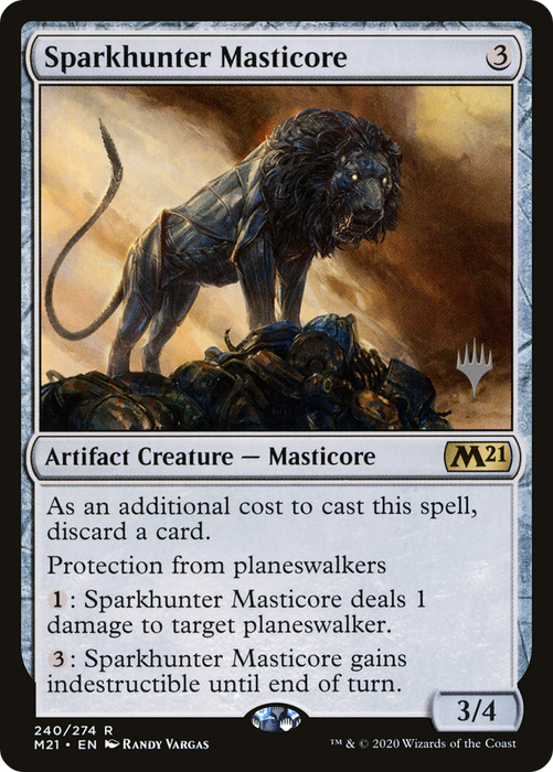 Sparkhunter Masticore (PPM21-240P) - rare - Foil