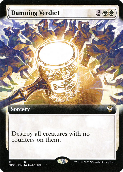 Damning Verdict (NCC-116) - rare: (Extended Art)