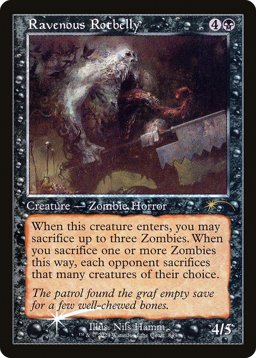 Ravenous Rotbelly (SLD-849) - rare - Foil