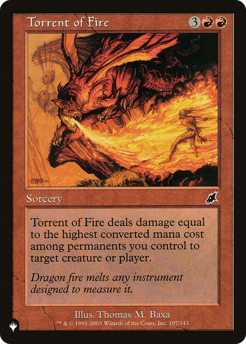 Torrent of Fire (LIST-SCG-107) - common