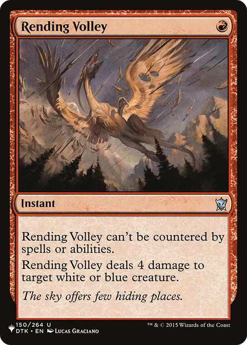 Rending Volley (LIST-DTK-150) - uncommon