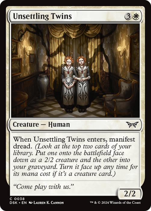 Unsettling Twins (DSK-038) - common - Foil