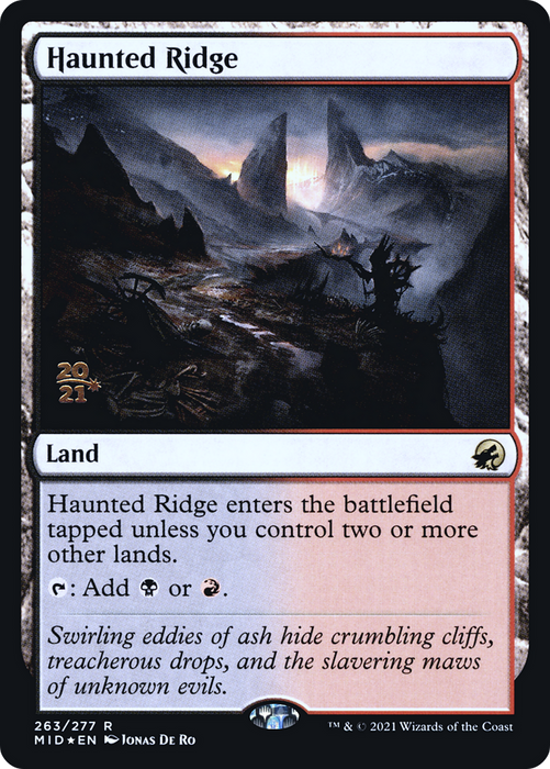 Haunted Ridge (PRE-263S) - rare - Foil