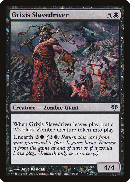 Grixis Slavedriver (CON-046) - uncommon - Foil