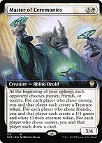 Master of Ceremonies (NCC-119) - rare: (Extended Art)