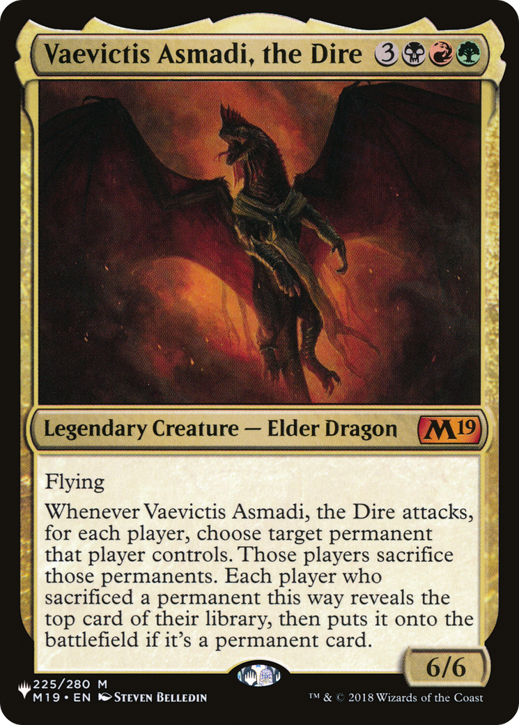Vaevictis Asmadi, the Dire (LIST-M19-225) - mythic