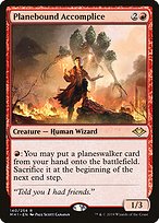Planebound Accomplice (MH1-140) - rare - Foil