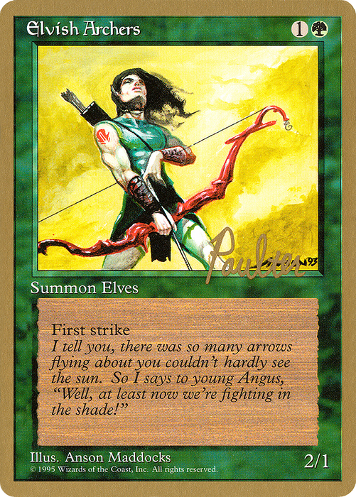 Elvish Archers (WCD-PP243) - rare