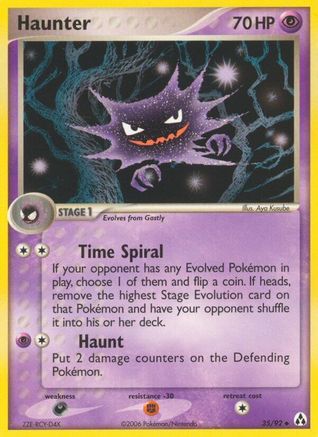 Haunter (035/92) - LM  - Uncommon - Reverse Holofoil