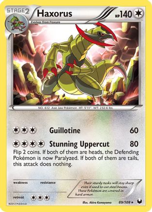 Haxorus (089) - DE  - Holo Rare - Holofoil