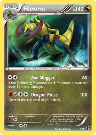 Haxorus (016) - DV  - Holo Rare - Holofoil