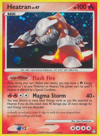 Heatran (6) (006) - LA  - Holo Rare - Reverse Holofoil