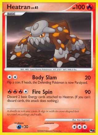 Heatran (001) - PS8  - Rare - Holofoil