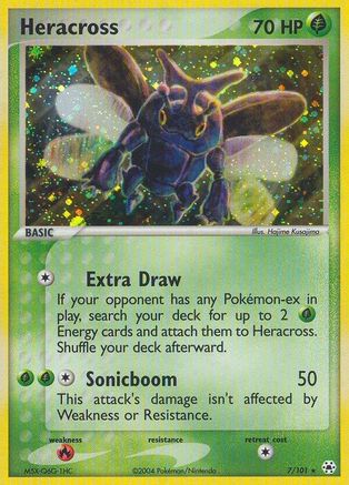 Heracross (007) - HL  - Holo Rare - Reverse Holofoil