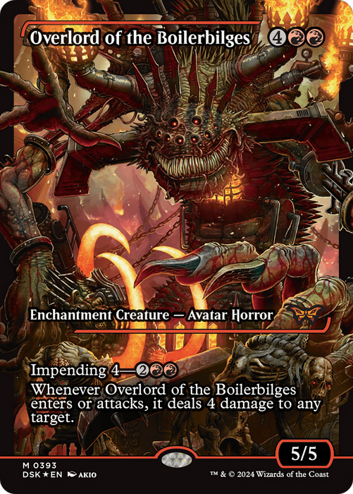Overlord of the Boilerbilges (DSK-393) - mythic: (Showcase) - Foil