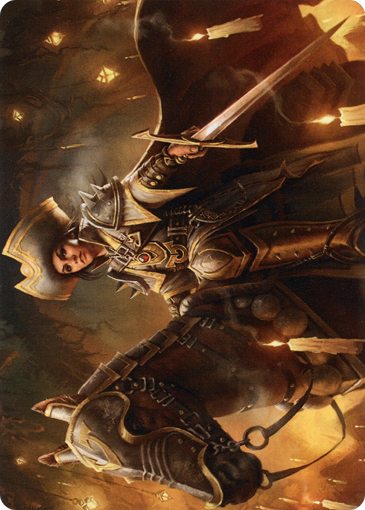 Seasoned Cathar // Seasoned Cathar (AMID-012) - common (Borderless) - Foil