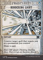 Hindering Light (OTP-046) - uncommon: (Showcase) (Borderless)