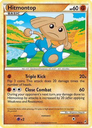Hitmontop (008) - COL  - Holo Rare - Holofoil