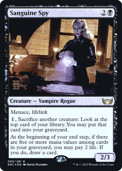 Sanguine Spy (PRE-93S) - rare - Foil